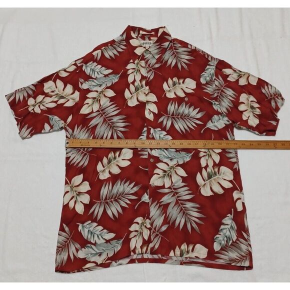 Campia Hawaiian Tropical Short Sleeve Button‎ Down Shirt For Men. Size: L - Picture 2 of 7